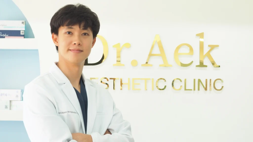 Dr. Aek, resident physician at Doctor Aek Aesthetic Clinic in Chiang Rai