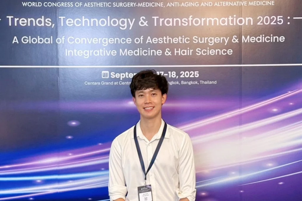 คุณหมอเอกเข้าร่วมงาน World Congress on Aesthetic Surgery-Medicine, Anti-Aging and Alternative Medicine 2025 ที่กรุงเทพมหานคร